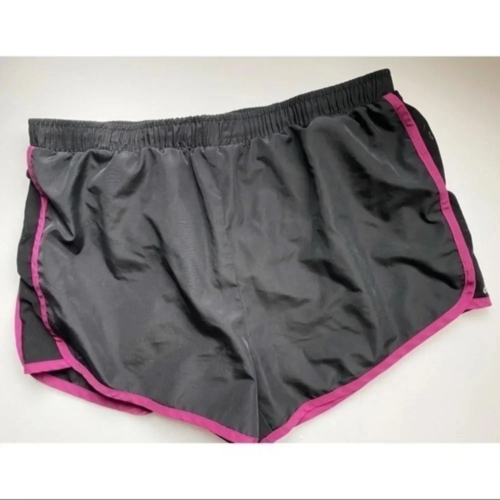 Alo • Black Purple Trim Running Shorts